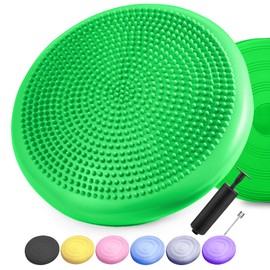 Roseddy Balance Cushion, Balance Disk, Dog Balance Disk, Balance Pad, Core Balance, Training, Diameter 13.4 inches (34 cm), Load Capacity 330.7 lbs (150 kg), Includes Pump