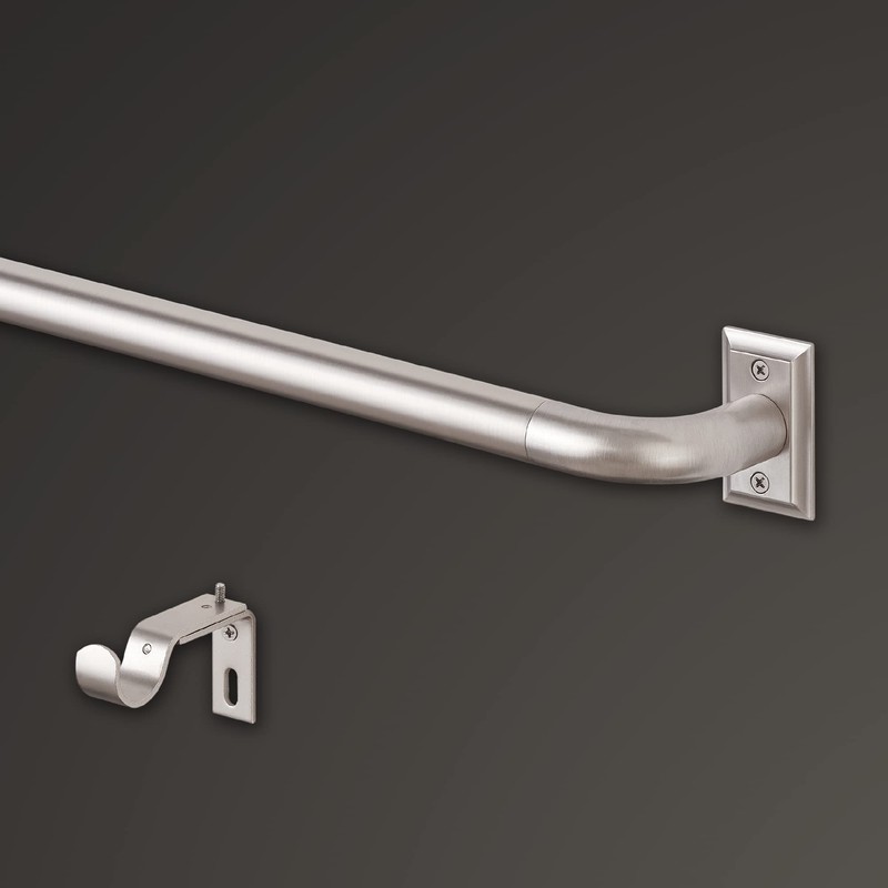 MODE Room Darkening Collection 1” Diameter Blackout Curtain Rod Set