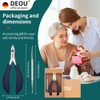 DEOU Podiatrist Toenail Clippers Ingrown Toenail Tools for Thick Nails