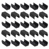 sourcing map 25Pack Rectangle Shaped Chair Legs Tips, Fitting 22mm