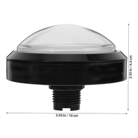 Vaguelly Large Arcade Game Button 3.94 Inch Self-Reset Push Button with Led Indicator for Quiz Buzzers and Competition Game Machines
