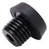 Alomejor Billiard Cue Rubber Bumper Pool Cue Block Butt Connected