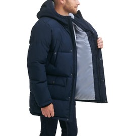 Dockers Men's Arctic Cloth Heavyweight Parka, Navy, XX-Large