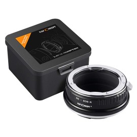 K&F Concept PK to EOS R Mount Adapter, Compatible with Pentax K Mount Lens and Compatible with Canon EOS R Mount Cameras