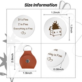 Dumpster Fire Pocket Hug Appreciation Gifts for Coworkers Emotional Support Dumpster Fire Desk Accessories Funny Office Gifts for Employee Bosses Leader Manager Supervisor Novelty Birthday Gift