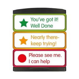 3-in-1 Stackable You've Got It, Nearly There and See Me Pre Inked School Teachers Progress Feedback Marking Stamper Stamp 44x13mm Primary Teaching Services