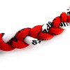 MapofBeauty 18 Inches Three Braided Rope Sport Style Tornado Necklace