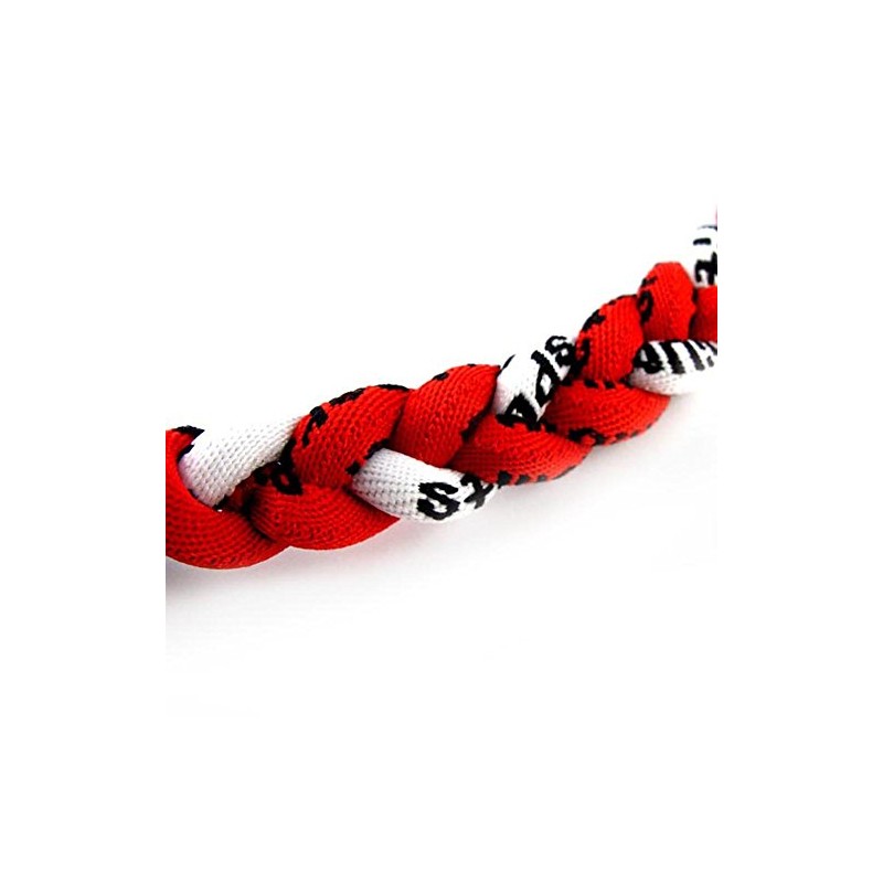 MapofBeauty 18 Inches Three Braided Rope Sport Style Tornado Necklace