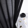 XTMYI Sheer Door Curtains for Doorway,80 in Length,50% Semi Privacy,Airy