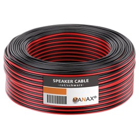 Manax Speaker Cable CCA 2x 0.75 mm² Box Cable/Audio Cable