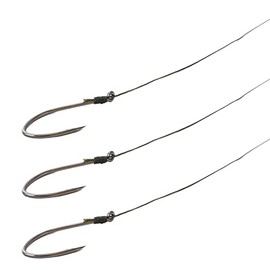 Tandem Baits Set of 3 Monster Cat Catfish Leader Hooks Single Hooks Catfish Leader Hooks for Leader Line Fishing Set Fishing Hooks for Catfish Fishing Fishing Fishing Accessories Hooks Catfish Fishing