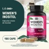 Inositol Life360+ Women's Inositol 180 Cápsulas A Base De Inositol,