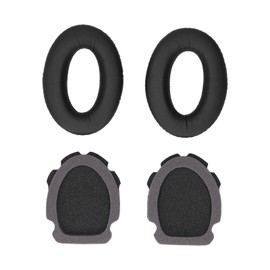 Replaceable Memory Foam Earpad Kit Sleeve with Pad Cotton for Aviation Headset X A10