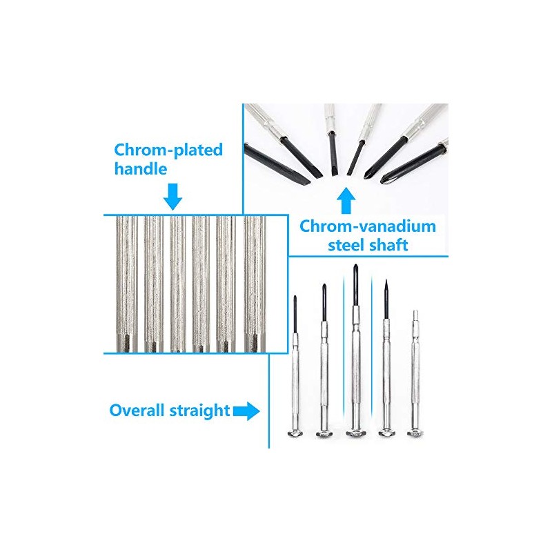 11PCS Mini Precision Screwdriver Set, Small Screwdriver Set for Electronics,