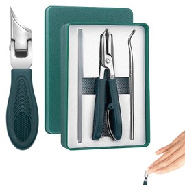 Wide Jaw Slanted Nail Clippers 3 Set of Eagle Beak Nail Clip pers Angled Nail Clipp ers Eagle Beak Beveled Nail Clippers Wide Jaw Opening Anti-Splash Slanted Nail Clipper for Thick Nails, Ingrown Care