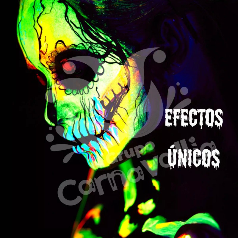Grupo Carnavallia Kit 6 Crayones Neón Fluorescent Maquillaje Glow Luz
