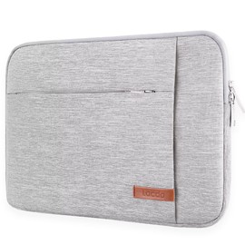 Lacdo Laptop Sleeve Case for 14-inch MacBook Pro M4/M3/M2/M1 Chips Pro Max A3112 A3401 A3185 A2992 A2918 A2779 2024-2021, Water-Resistant Computer Bag MacBook Bag Case with Accessory Pocket, Gray
