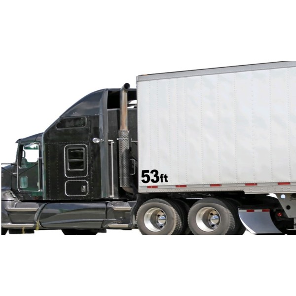 Set of 2-53' 53 ft 53 feet Trailer Length Numbers
