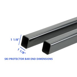 Raider SP-320 Deluxe 5/8" Snowmobile Trailer Tie Down Secure Kit (Includes Ski Protectors),black