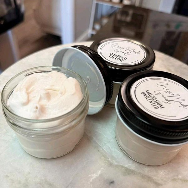 Whipped Tallow Body Cream for Comfortable Body Care