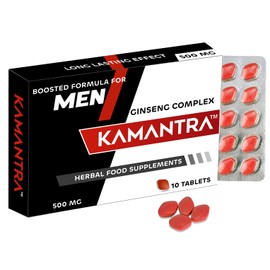 KAMANTRA 900mg - Mantra to Enhance Your Performance - Extra Strength Performance Booster Supplement Pills for Men - 10 Booster Tablets UK