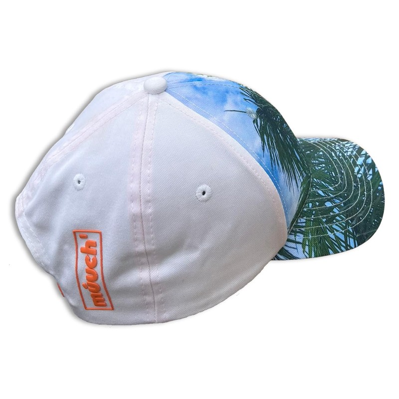 muuch Gorra Tropical con Estampado de Palmeras – Visera Curva