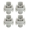 4 Pcs Brake Taillight Socket Bracket 34102 S60 003 License