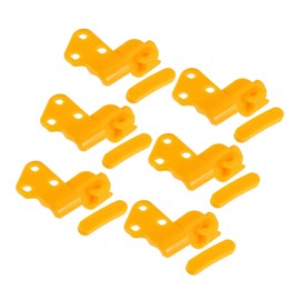Motoforti 6 Set Tire Changer Plastic Insert Tire Demount Head Tire Machine Guard Wheel Side Protector for Mount Demount Duck Head Tyre Repair 2.36"x2.28"x0.91" Long-lasting