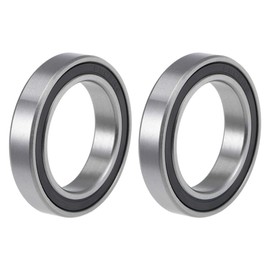TOP-VIGOR 2Pcs 6805-2RS Deep Groove Ball Bearings, Z2 25mm x 37mm x 7mm Double Sealed Industrial Bearings, Chrome Steel Skateboard Bearings for Electrical Instrument Equipment