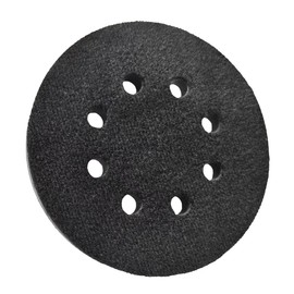 5 Inch 8 Hole Hook and Loop Backing Pad Protector - Multi-Hole Pad Saver for Random Orbital Sanders - Round Foam Interface Sanding Pads Soft Sponge Cushion Buffer Pads (1PC)