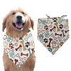 arricraft Dog Bandana Colourful 1 Piece Dog Bandana with Paw