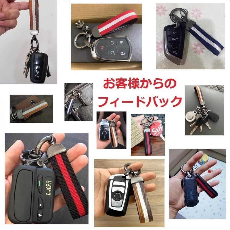 [Long River Sunset] Car Key Ring, Key Chain, Outer Layer