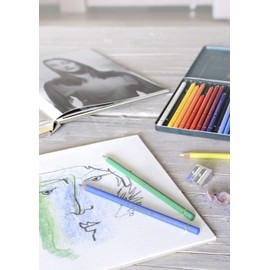 Faber-Castel 24 Piece Polychromous Colored Pencil Set In Metal Tin