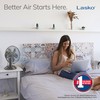 Lasko Oscillating Table Top Fan, Portable, 3 Quiet Speeds, for