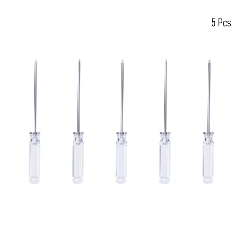 FOCMKEAS 5PCS Mini Phillips Screwdriver, 3mm Cross Head with Clear
