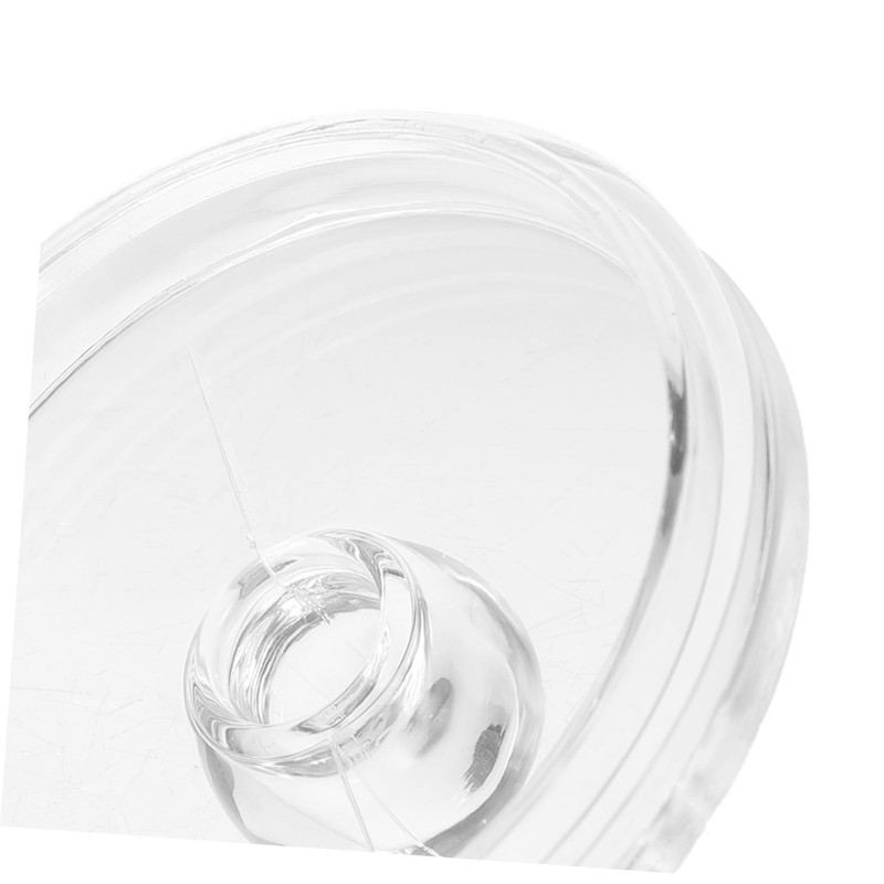 Ciieeo 4pcs Cotton Pad Jars with Lid Versatile Bathroom Organizers