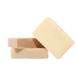 Man Priddy Sandalwood Bath Soap 4.5 oz: Natural & Organic Cold Process Face & Body Soap