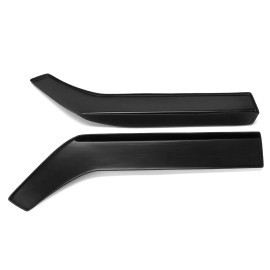 ZTT Back Rear Side Skirt Splitter Lip For Honda Accord 2018-2022 Gloss Black