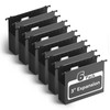 Ansook Plastic Hanging File Folders Letter Size,Heavy Duty 3" Expandable