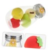 SAFIGLE 4pcs Fruit Shaped Makeup Sponge Set Soft Dual Use