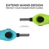 Navpeak Mini Handy Candle Lighter with Extended Wand, Safety Lock,
