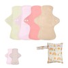 AIO Compresas menstruales de tela reutilizables y lavables, 5 unidades,