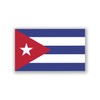 TUKIMA 2-Pack Cuba Flag Decal | 5x5 Inches | Premium