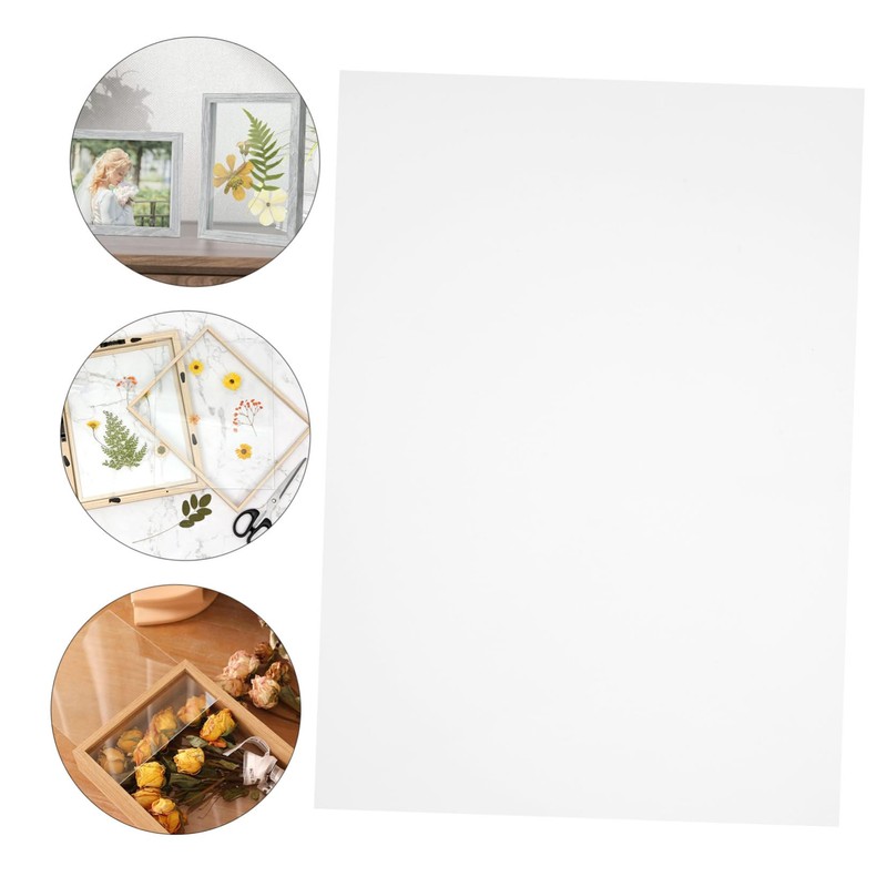 Gatuida 10 Pack Flame Retardant Plastic Sheets PVC Sheets for