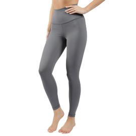 90 Degree By Reflex - Performance Activewear - Printed Yoga Leggings - Crackle Slate Night- XL
