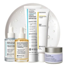 5pc Kit Coreano Weud Para Una Piel Joven, Radiante Y Firma                                                                                            