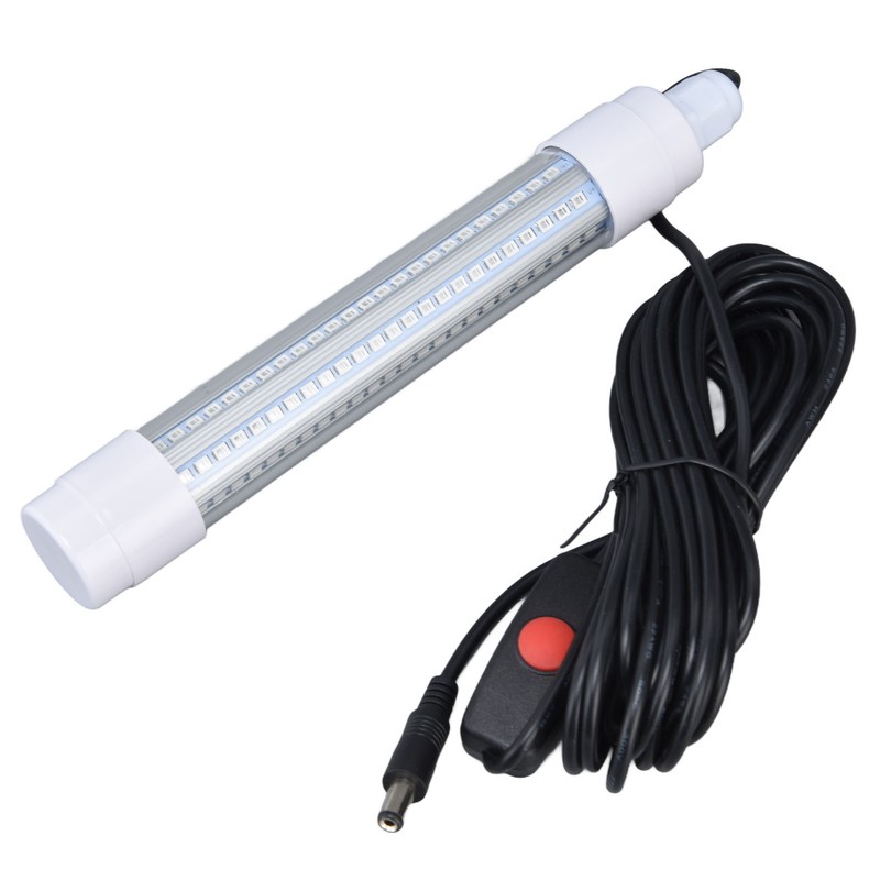 Submersible Fishing Light 16W AC12‑36V 1300lm LED Night Fishing Lure