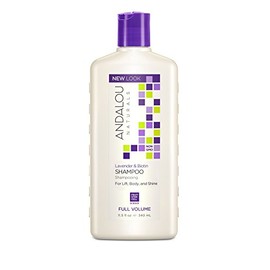 Andalou Naturals Lavender & Biotin Full Volume Shampoo,Purple,11.5 Fl Oz (Pack of 1)