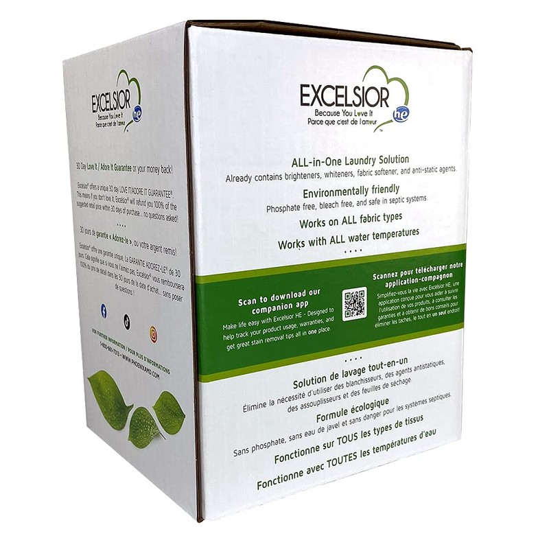 Excelsior Laundry Detergent with Stain Remover - Concentrated Liquid -