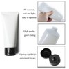 Aspire Travel Bottles Set 4 Pack White Empty Lotion Tubes